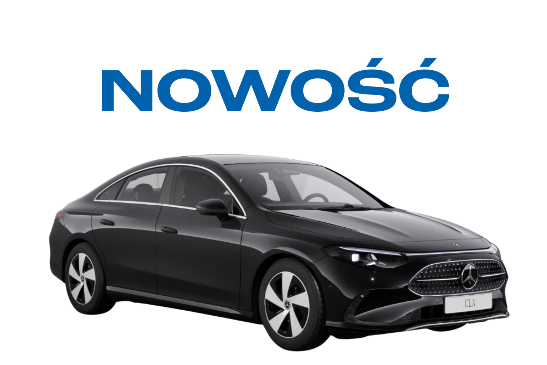 Nowy Mercedes-Benz CLA Coupé w kolorze czarnym – model dostępny w ofercie Duda-Cars
