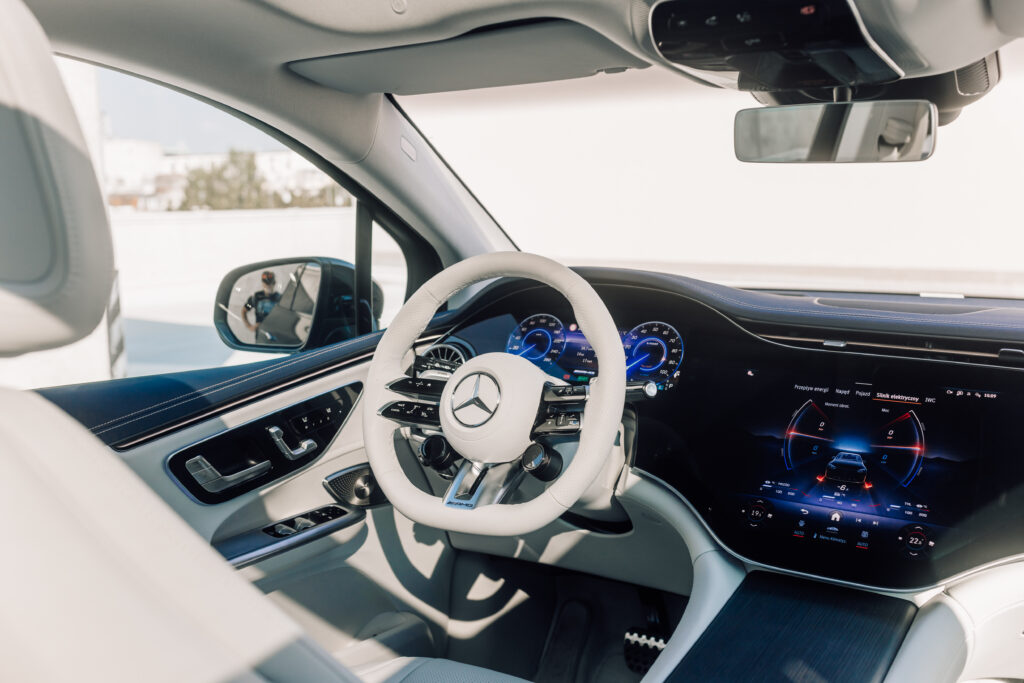 Wnętrze Mercedesa EQ
